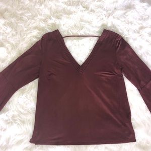 Maroon Blouse